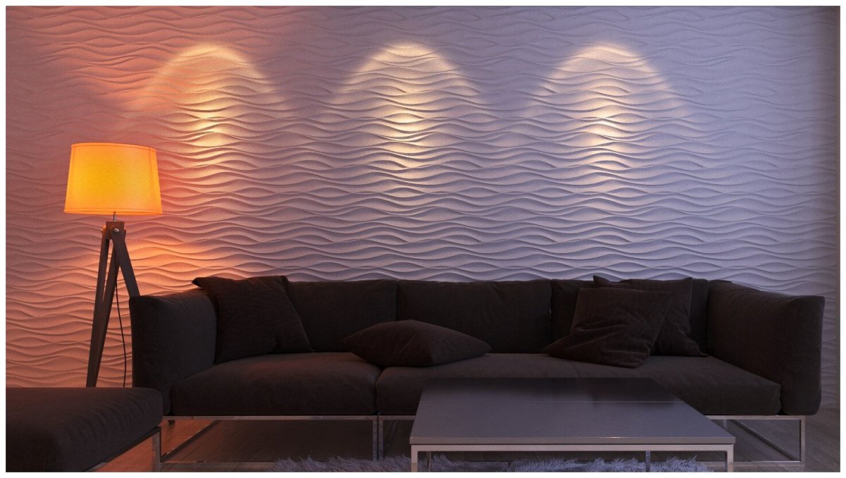 Волны на стене
