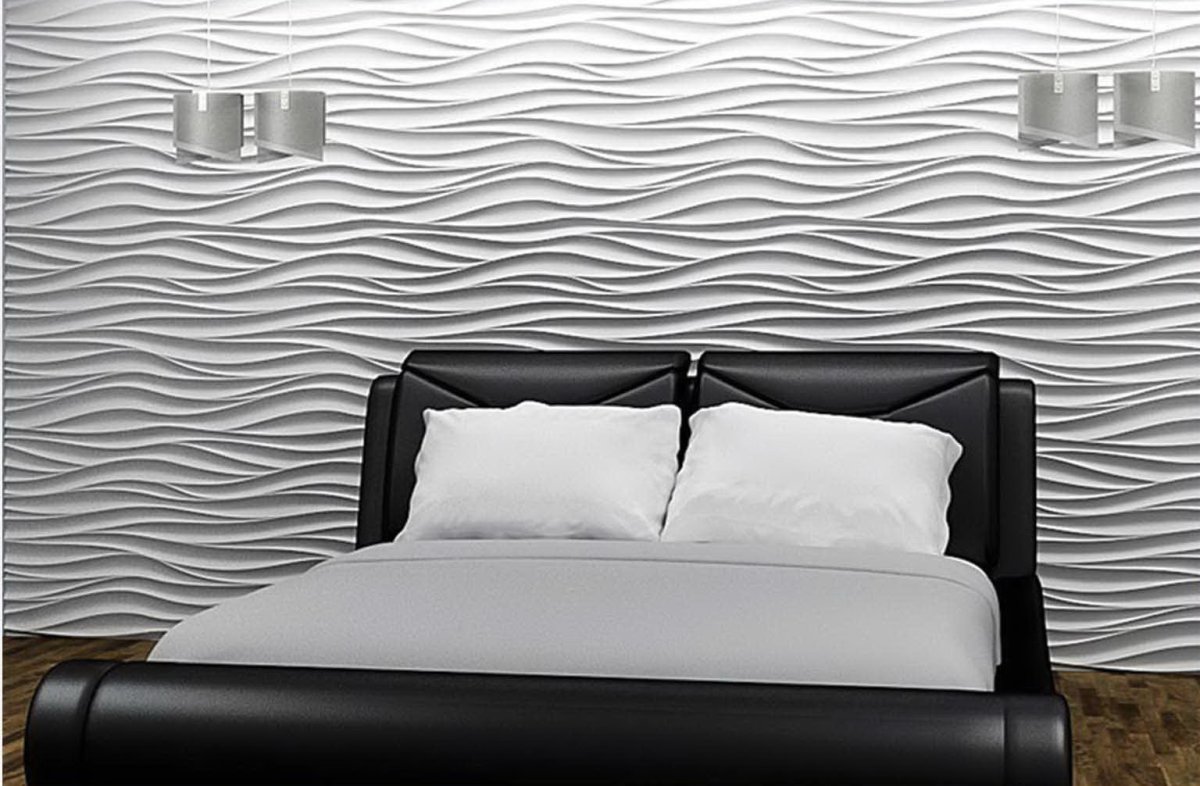 3d гипсовая панель "волна Атлантика"