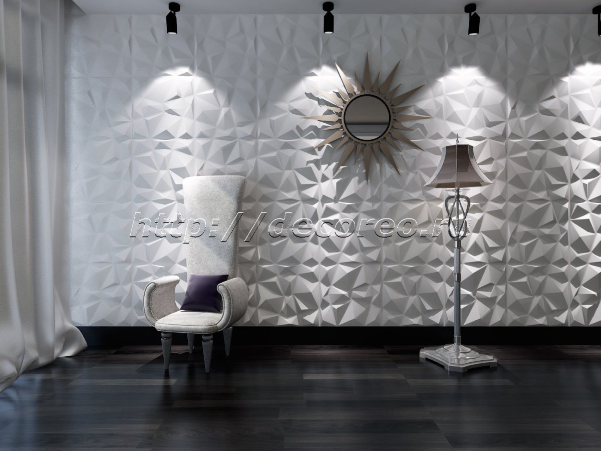 Гипсовая панель 3d Лейда