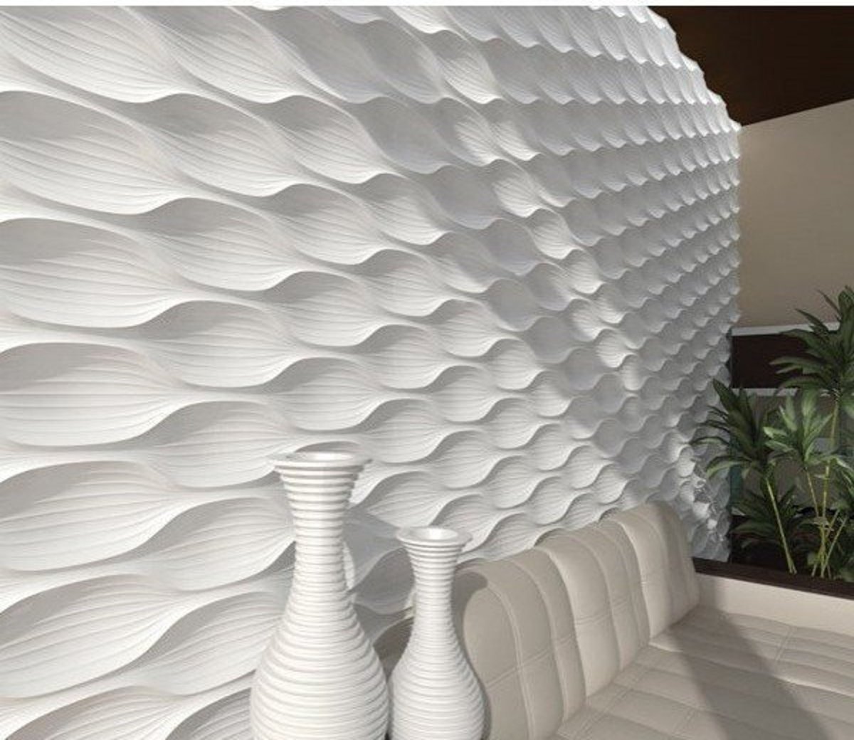 Пластиковые 3d панели для стен