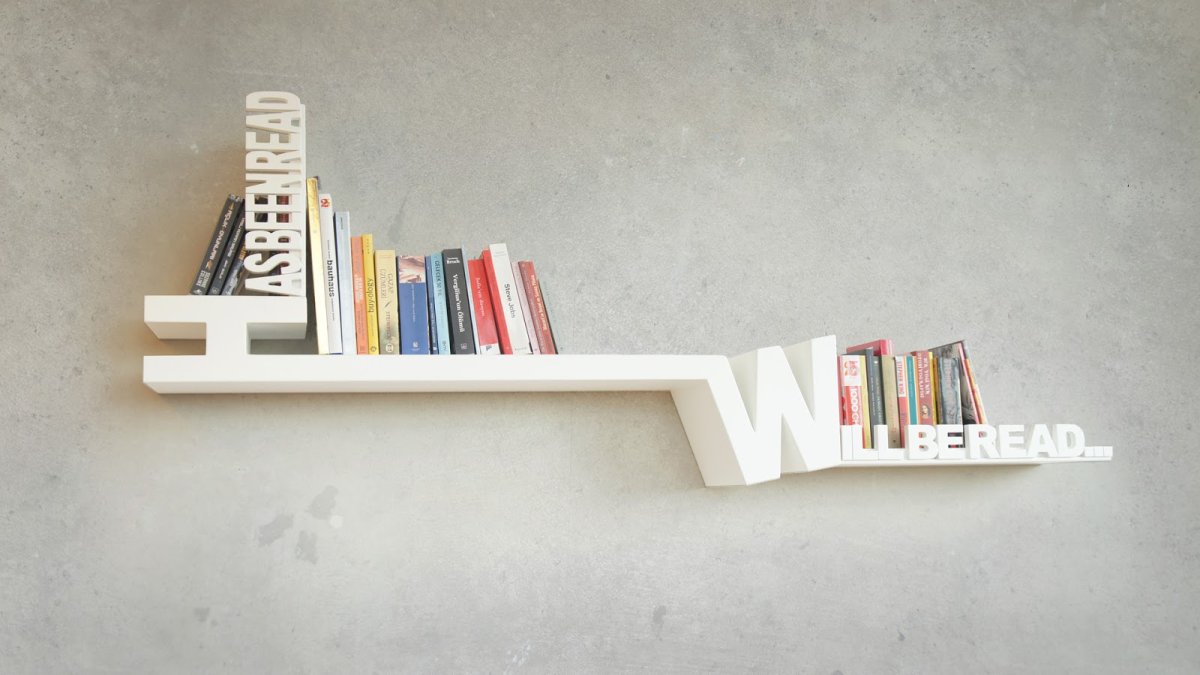 Книжные полки в кабинет