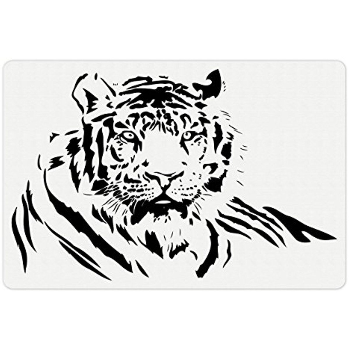 Трафарет на стену тигр