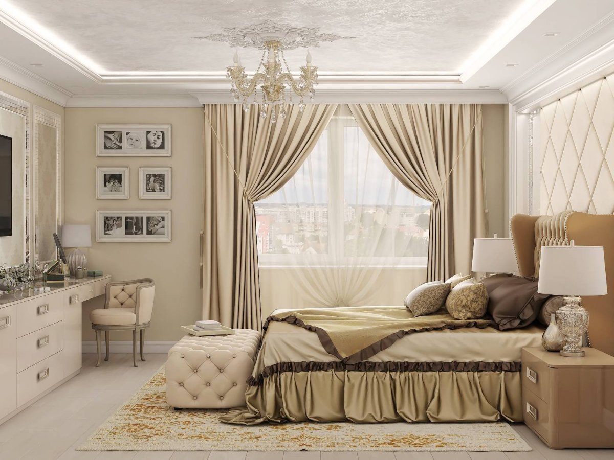 Кухня в скандинавском стиле молочного цвета