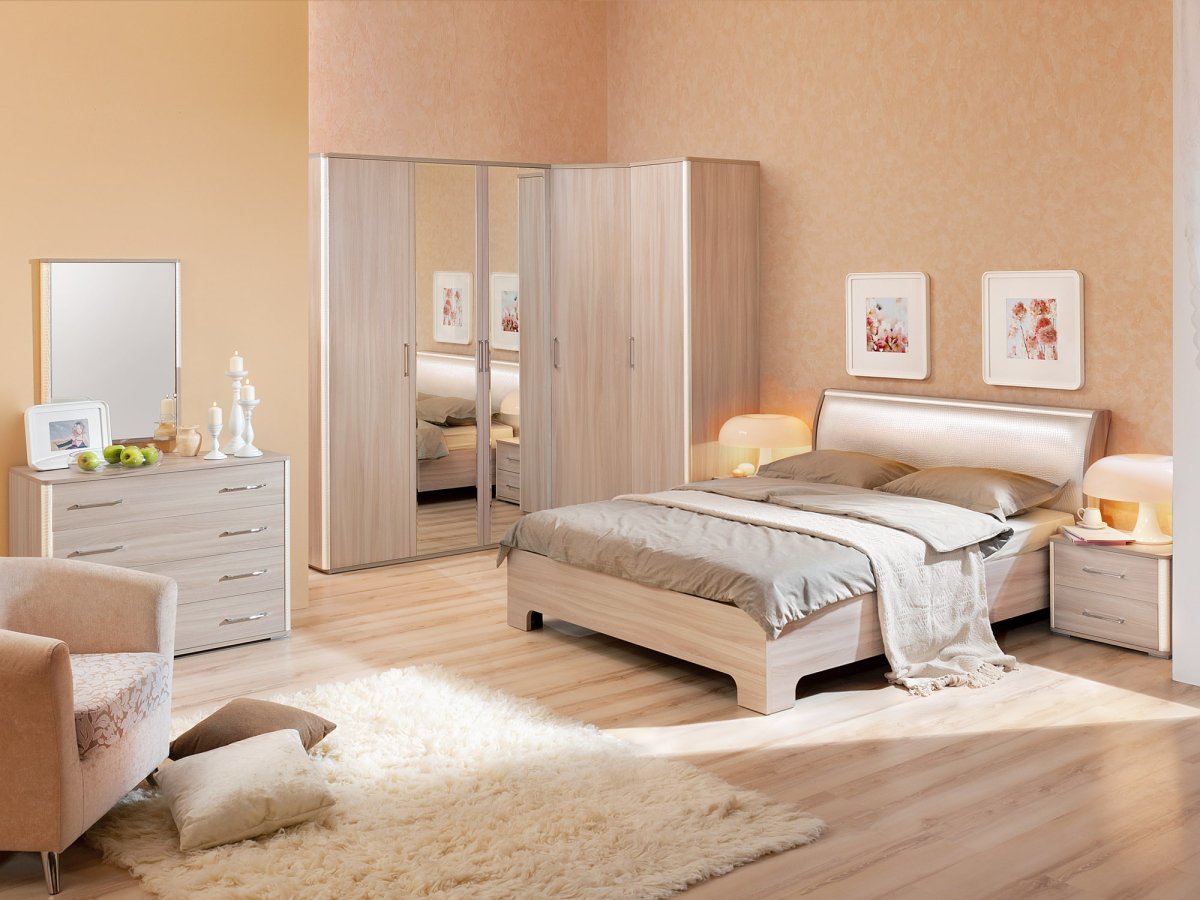 Гостиная в молочных тонах