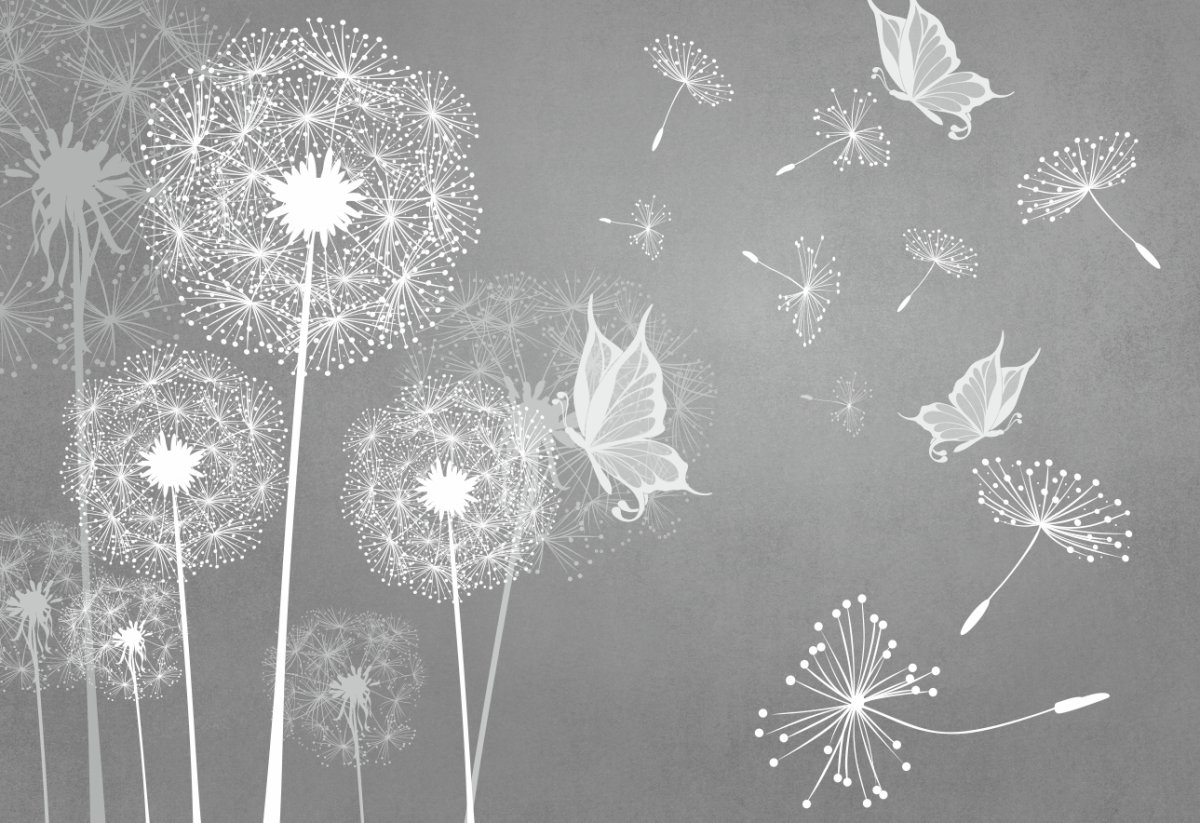 Фреска одуванчики