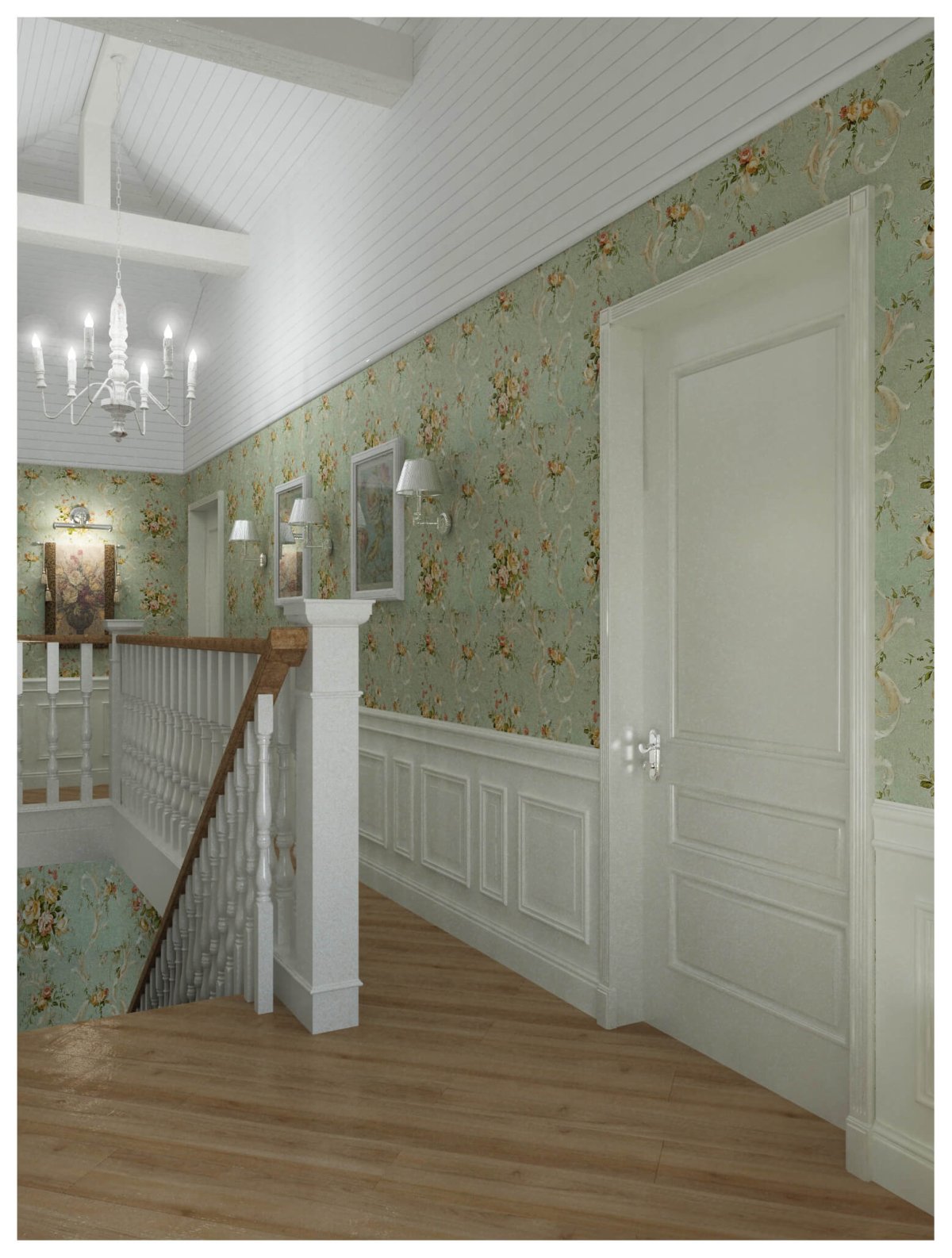 Отделка прихожей в стиле Прованс