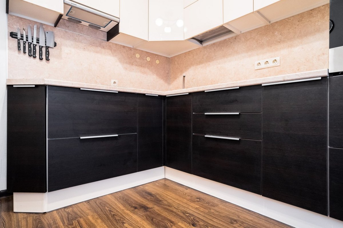 Кухня зебрано лофт