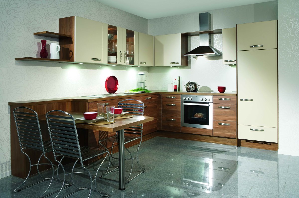 Кухня в стиле Неоклассика 13 м