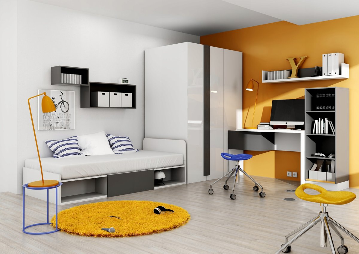 Комната школьника мальчика