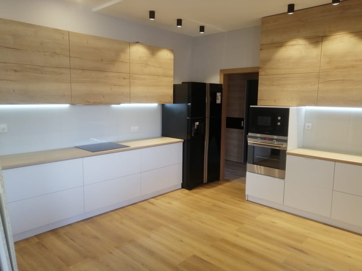 Кухня Амика дуб Галифакс графит