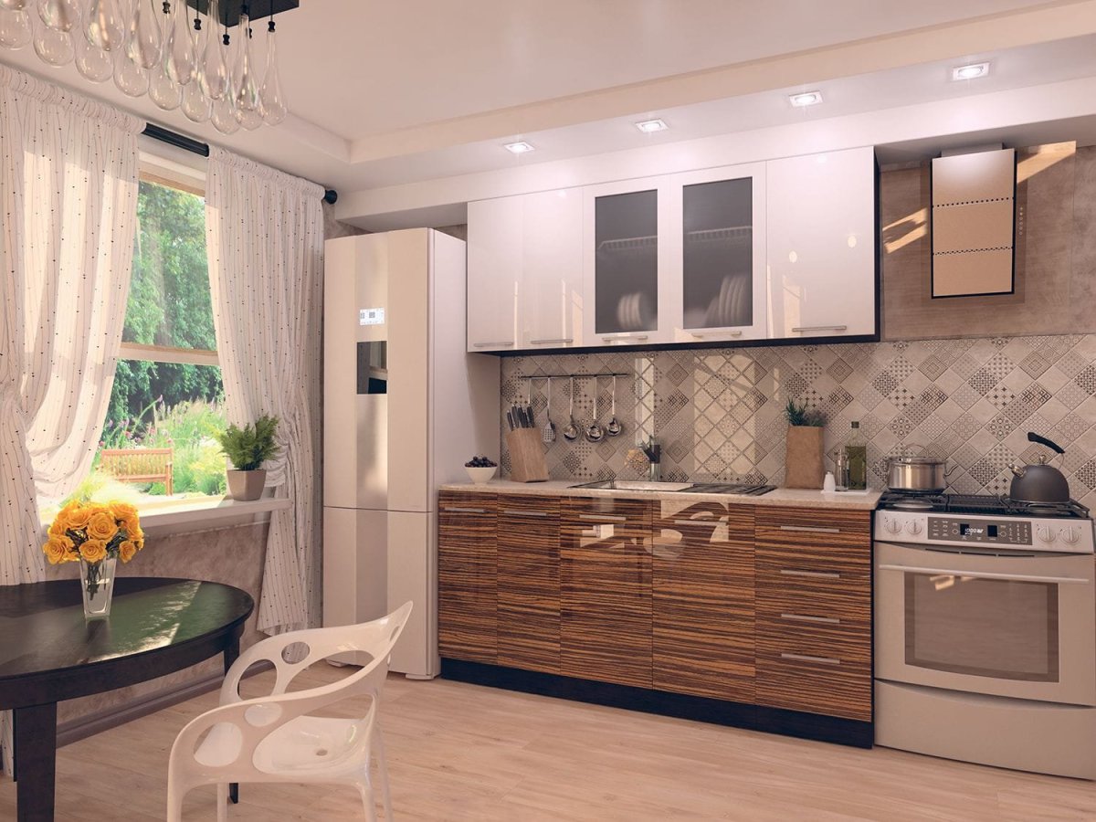 Кухня угловая Скандинавский лофт