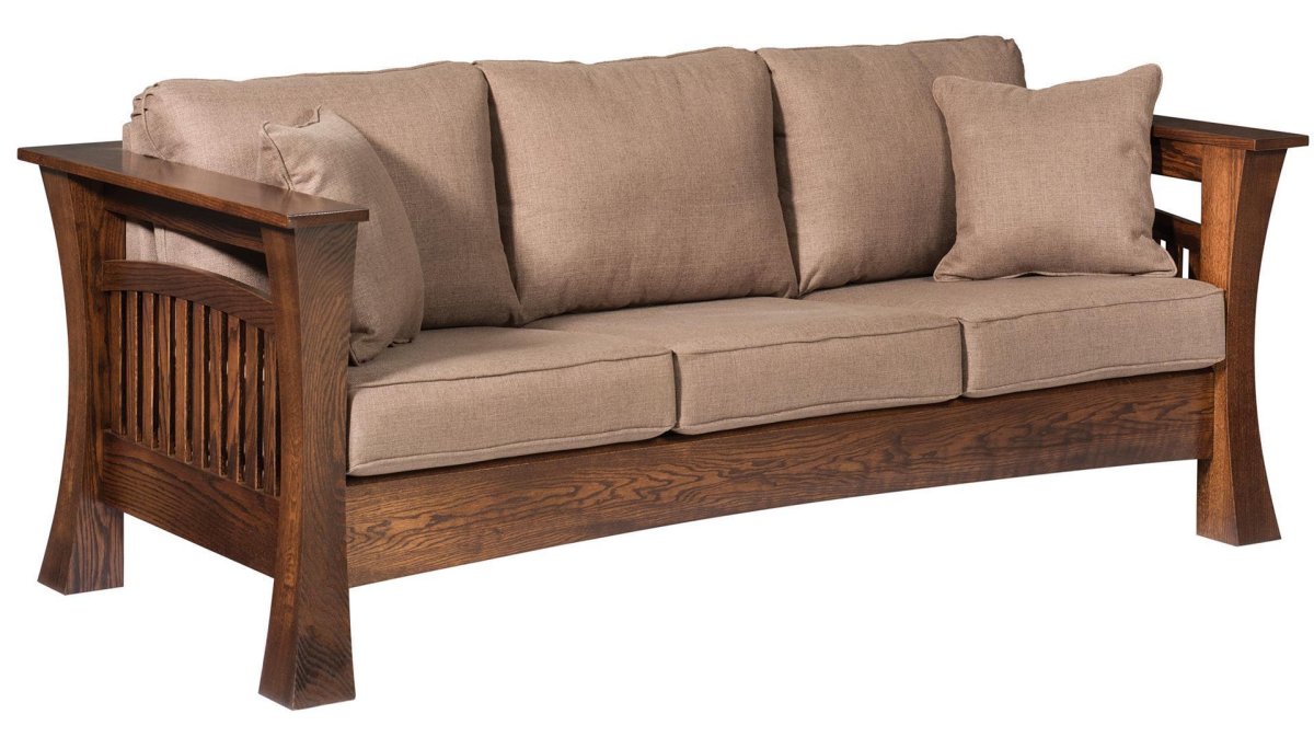 Деревянный диванчик