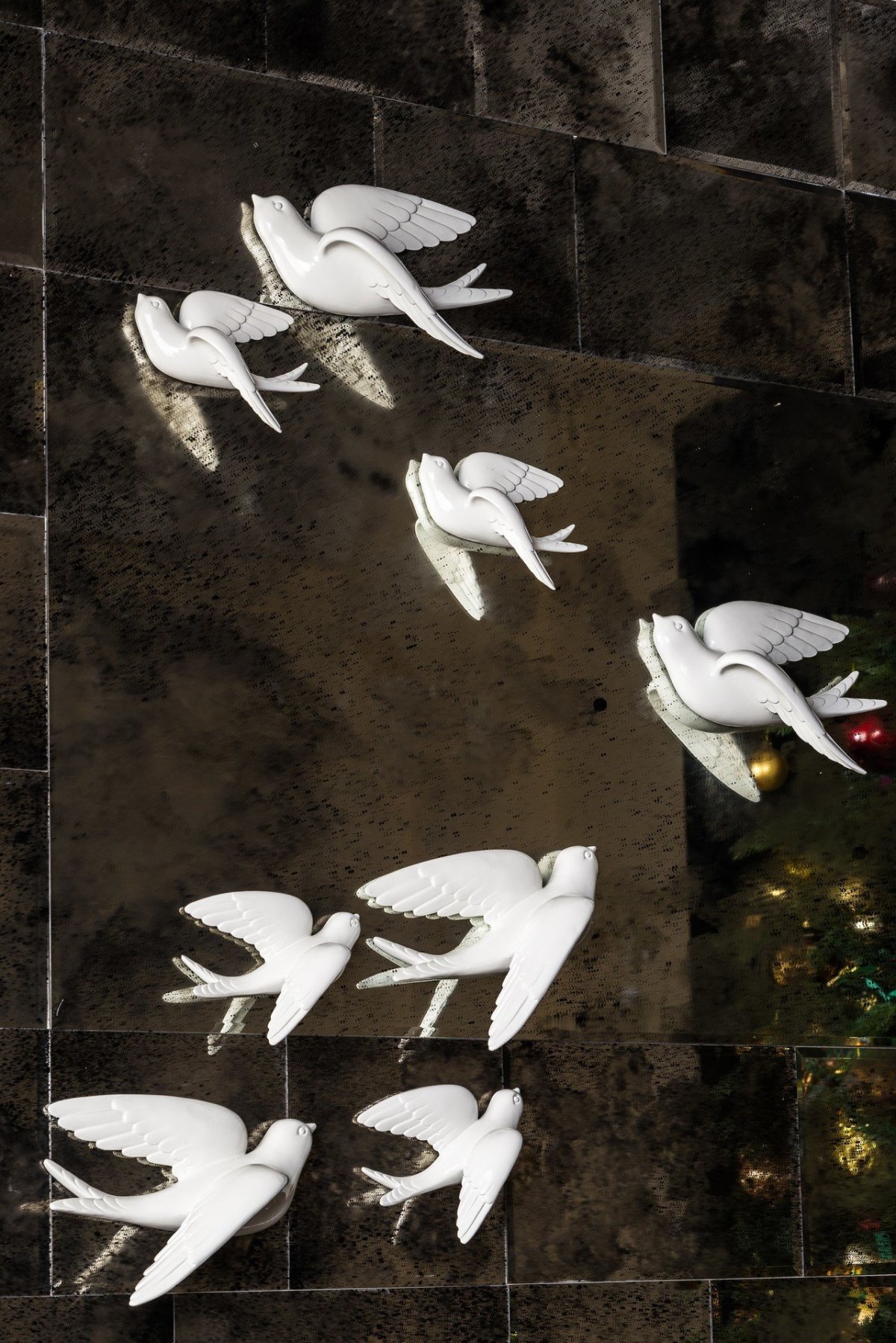 Настенный декор три птички