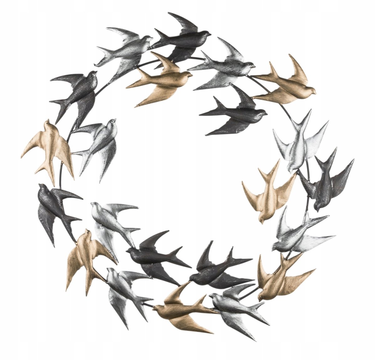 Ласточки декор на стене