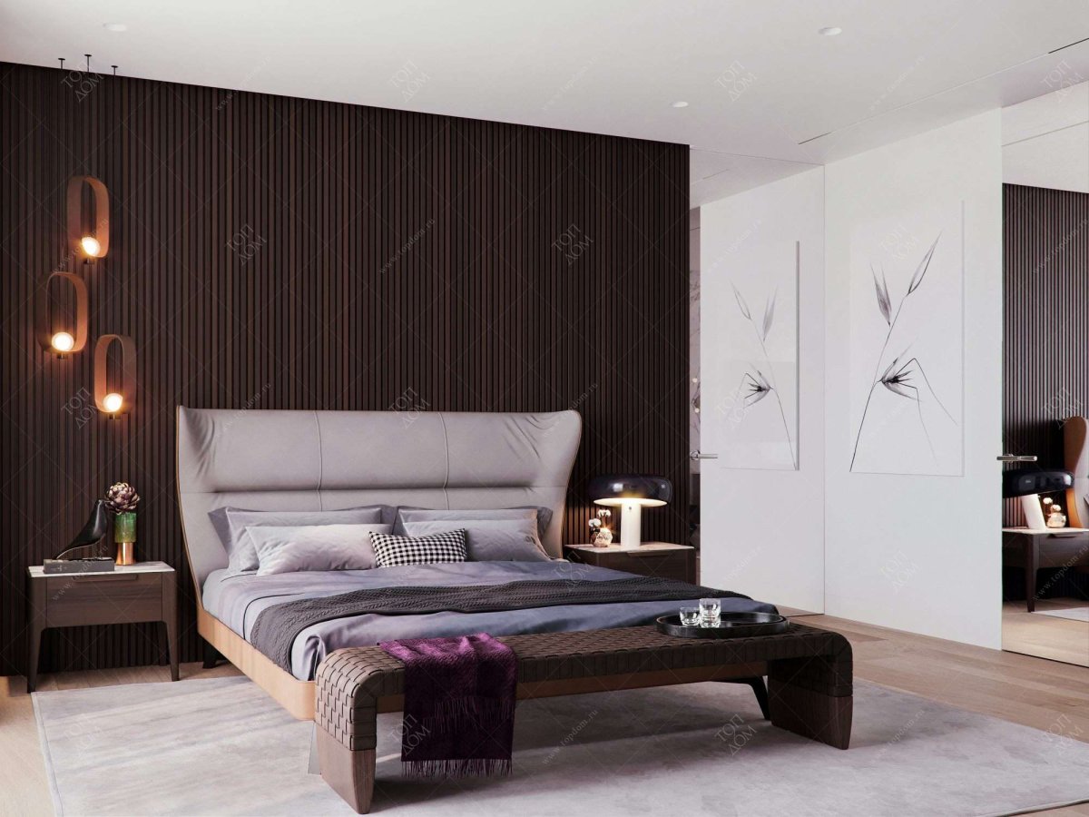 Студия 54 спальня интерьер