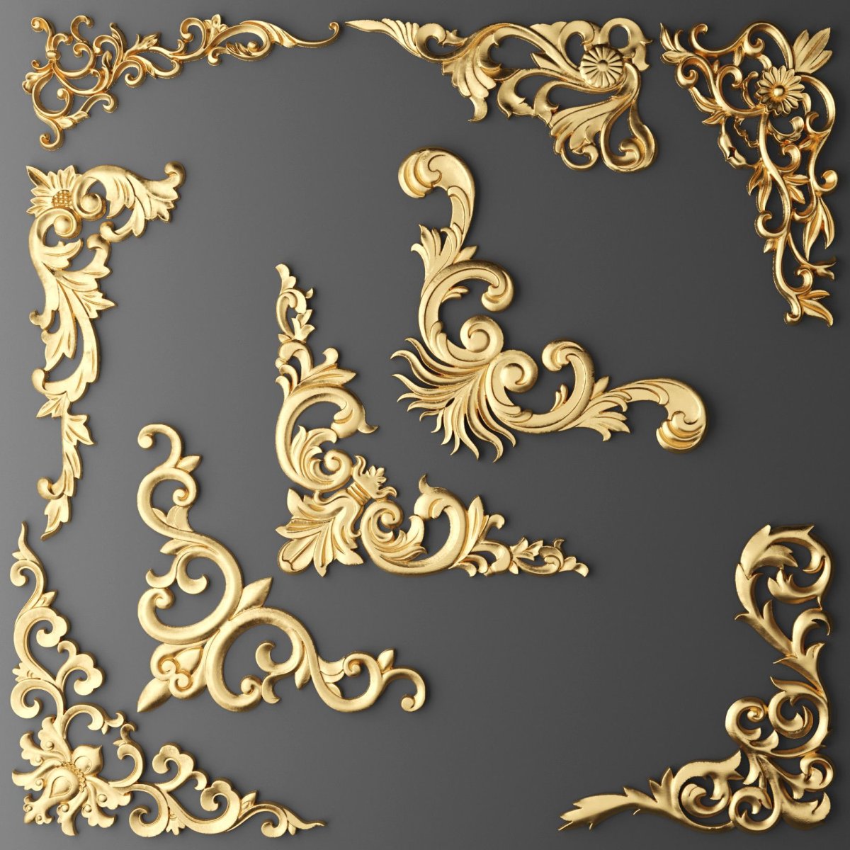 Растительные узоры и орнаменты