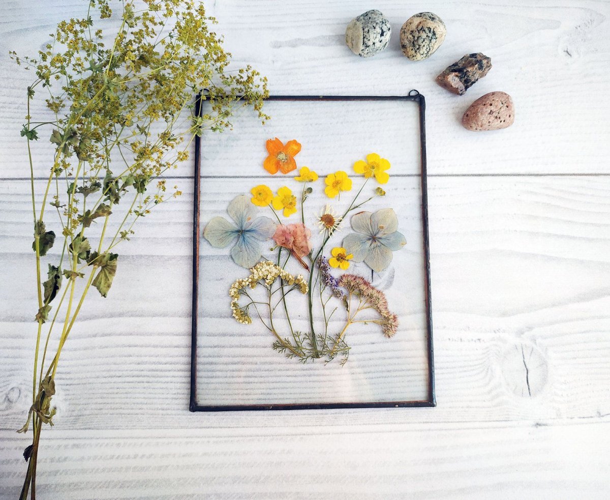 Белый Ботанический принт Етси