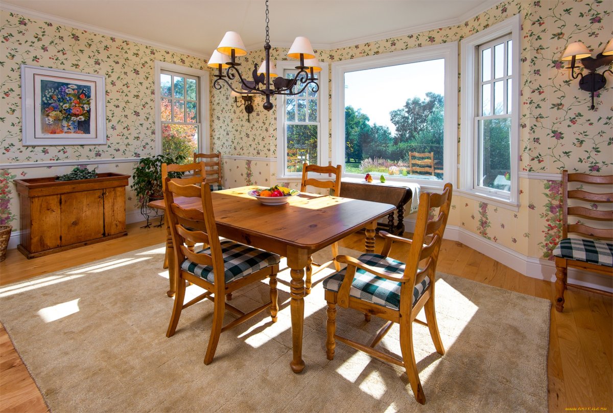 Старинный интерьер кухни