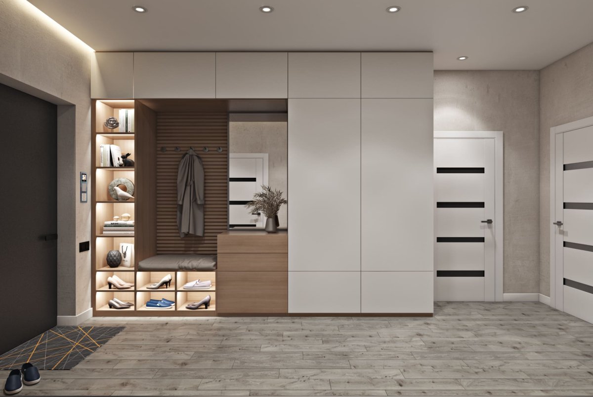 Дизайнерский проект прихожей