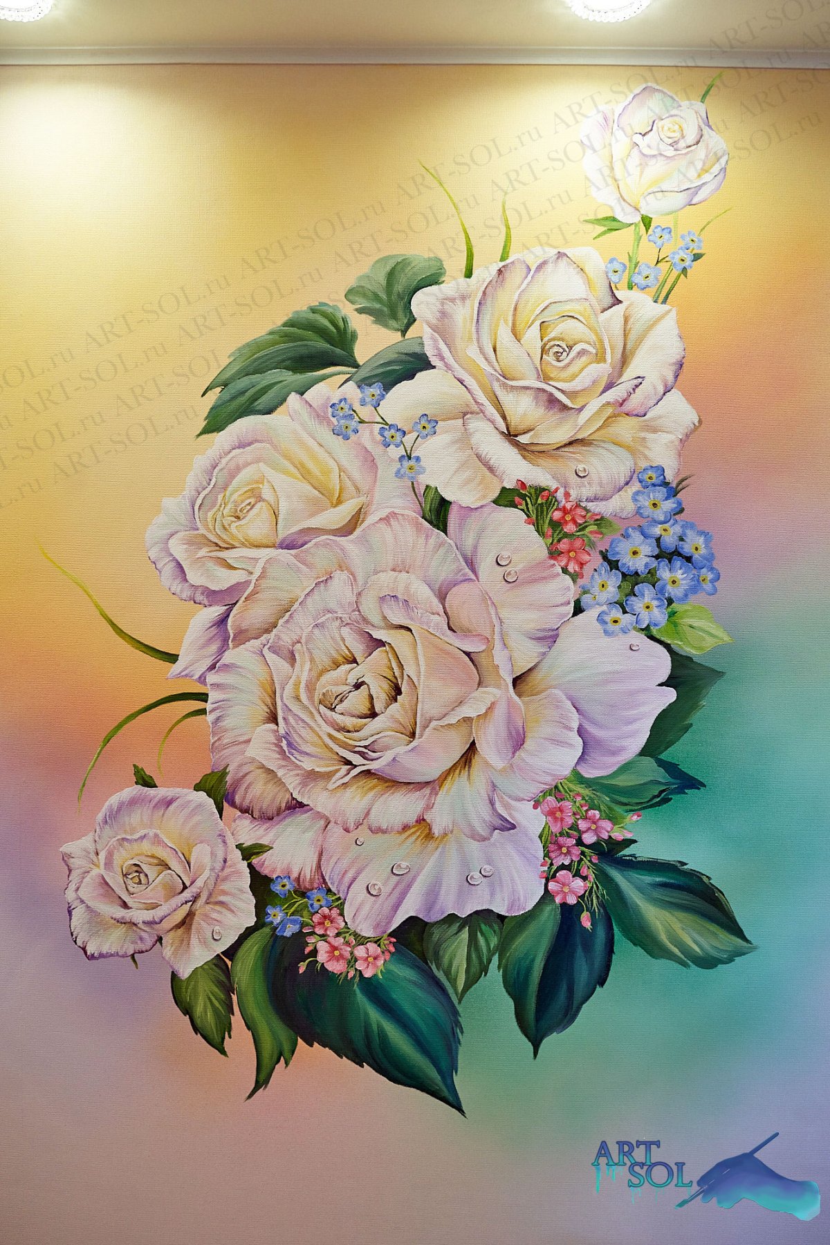 Монументальнаяьживопись в интерьере