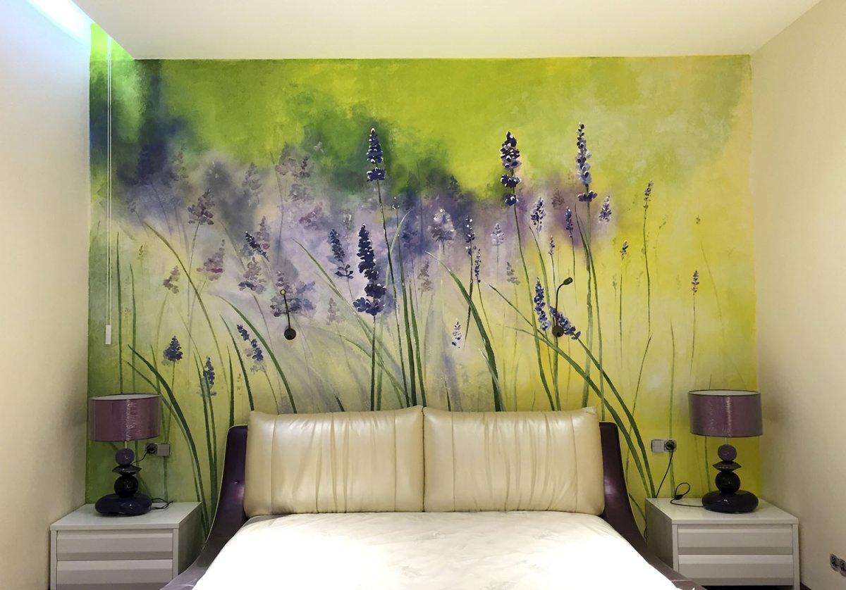 Современная роспись стен