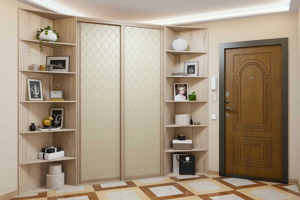 Угловой шкаф в прихожую