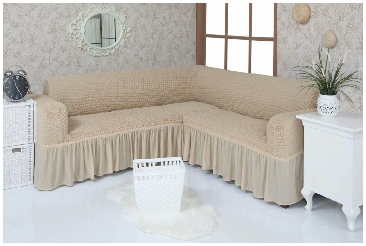 Чехол на угловой диван Медежда