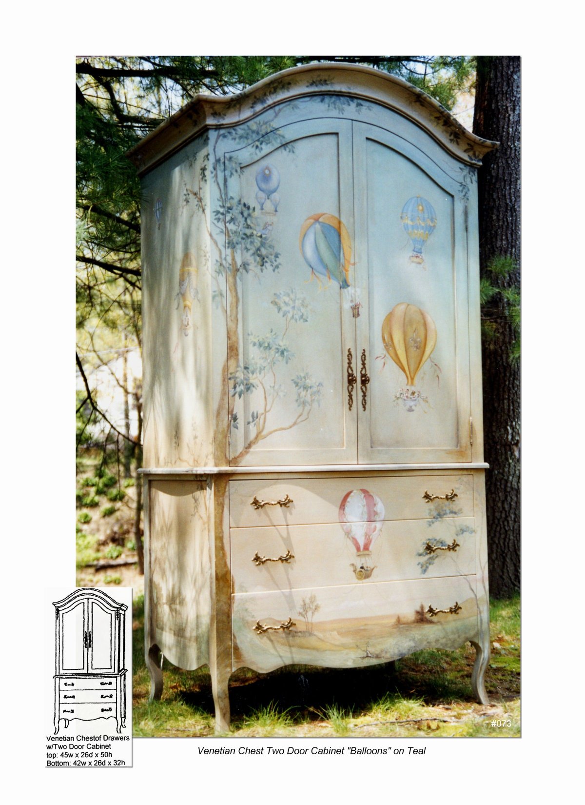 Роспись шкафа