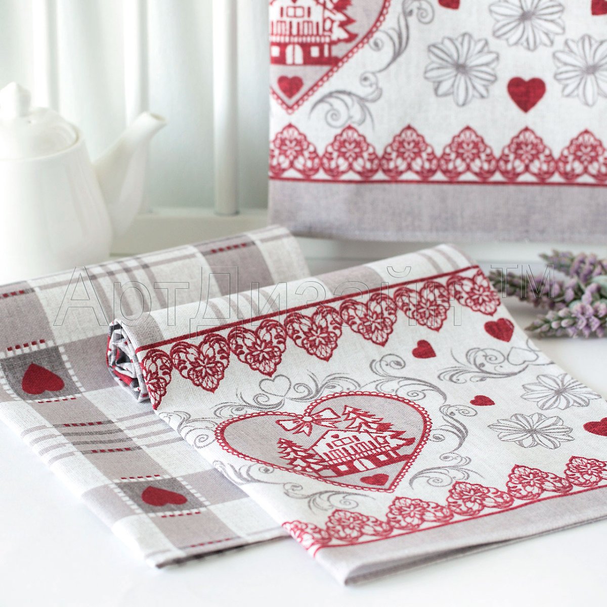 Вафельное полотенце