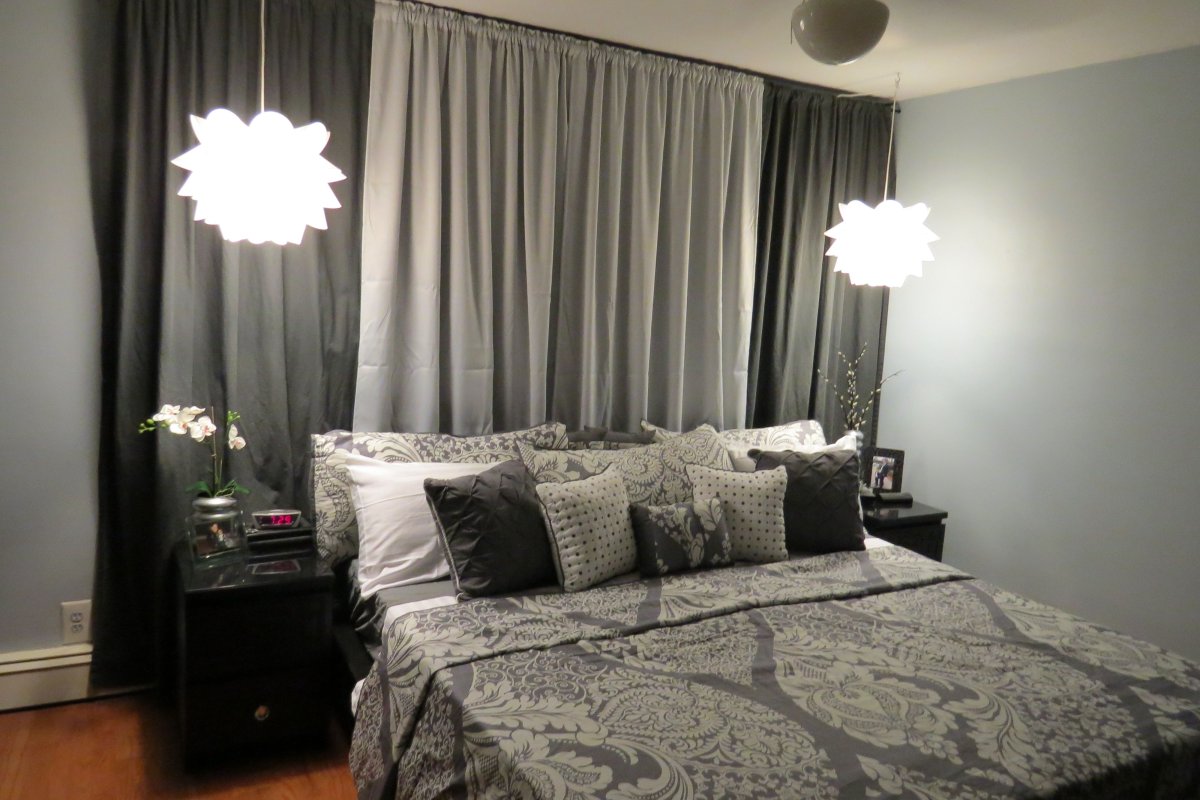 Модные занавески в спальню