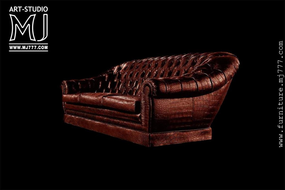 Диван из крокодиловой кожи