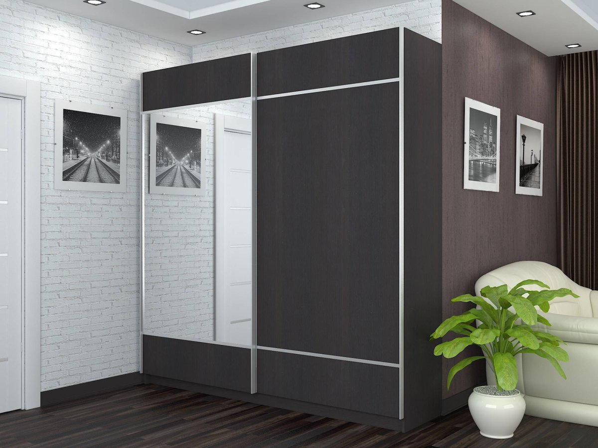 Светло серый шкаф