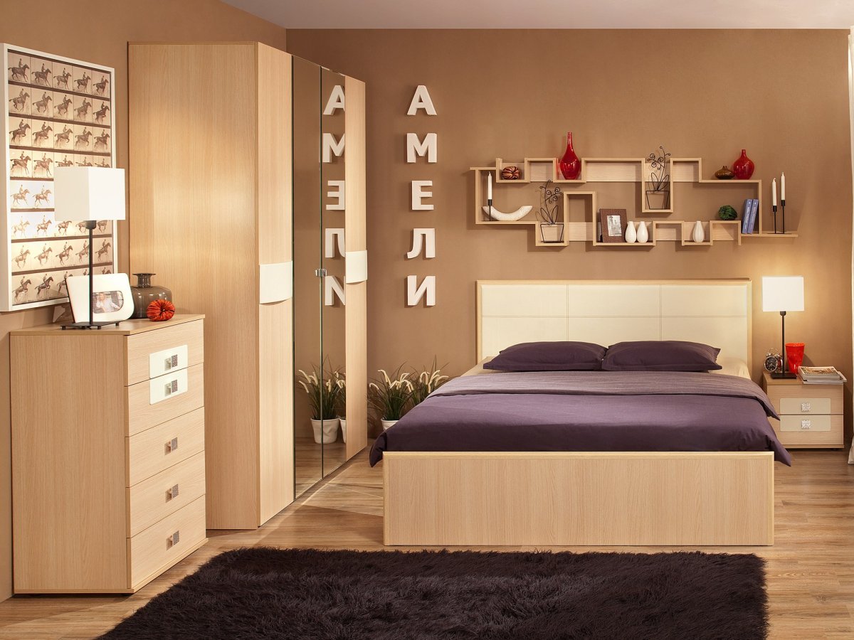 Шкафчики над кроватью