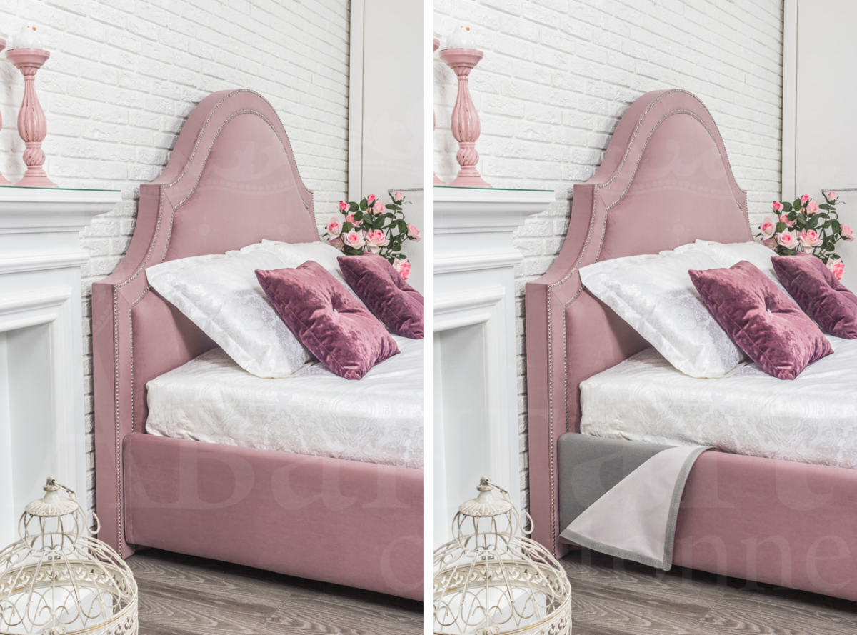 Уютная белая спальня