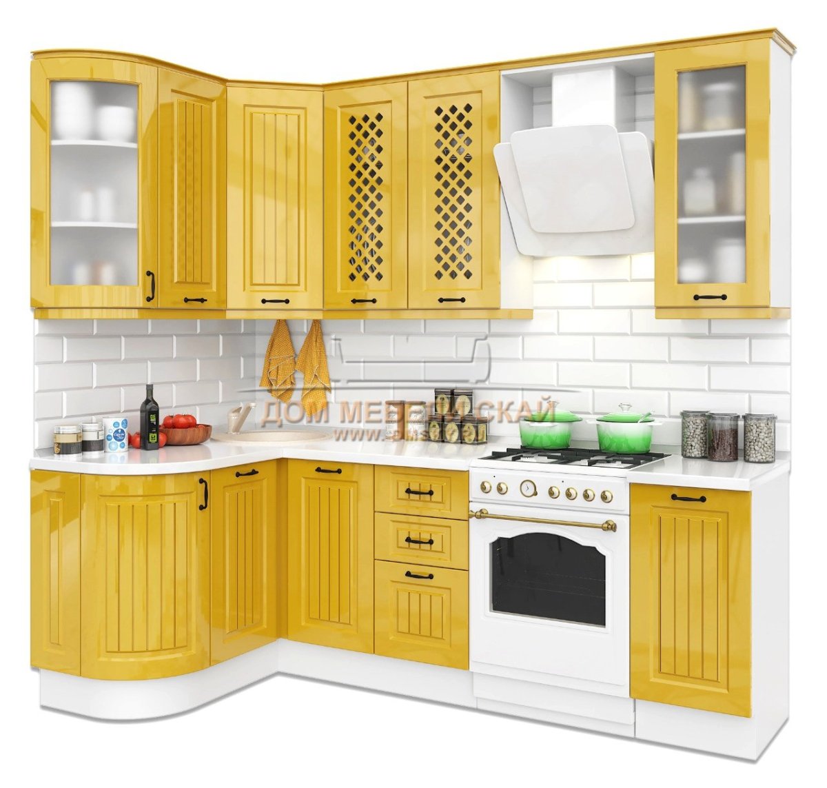 Кухня Неаполь угловая