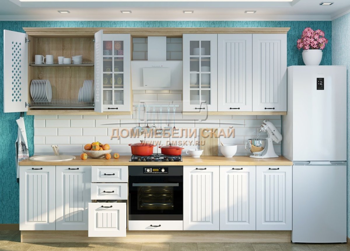 Скай Неаполь деним модульная кухня