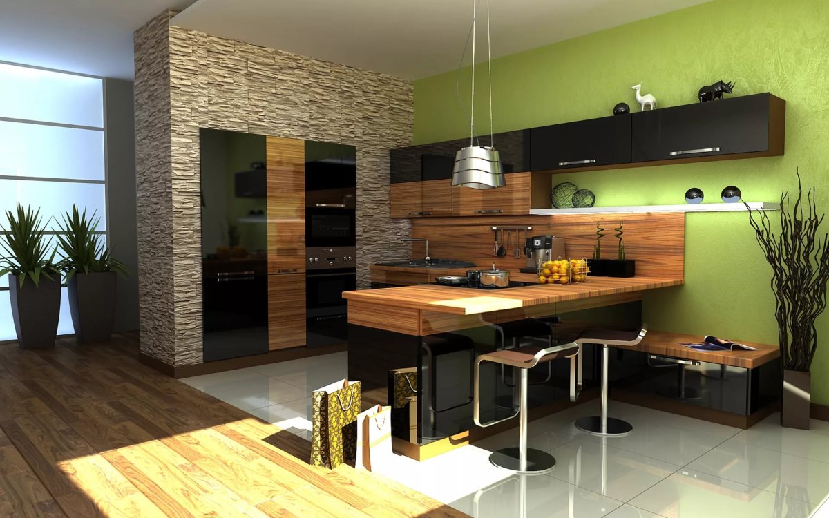 Отделка кухни