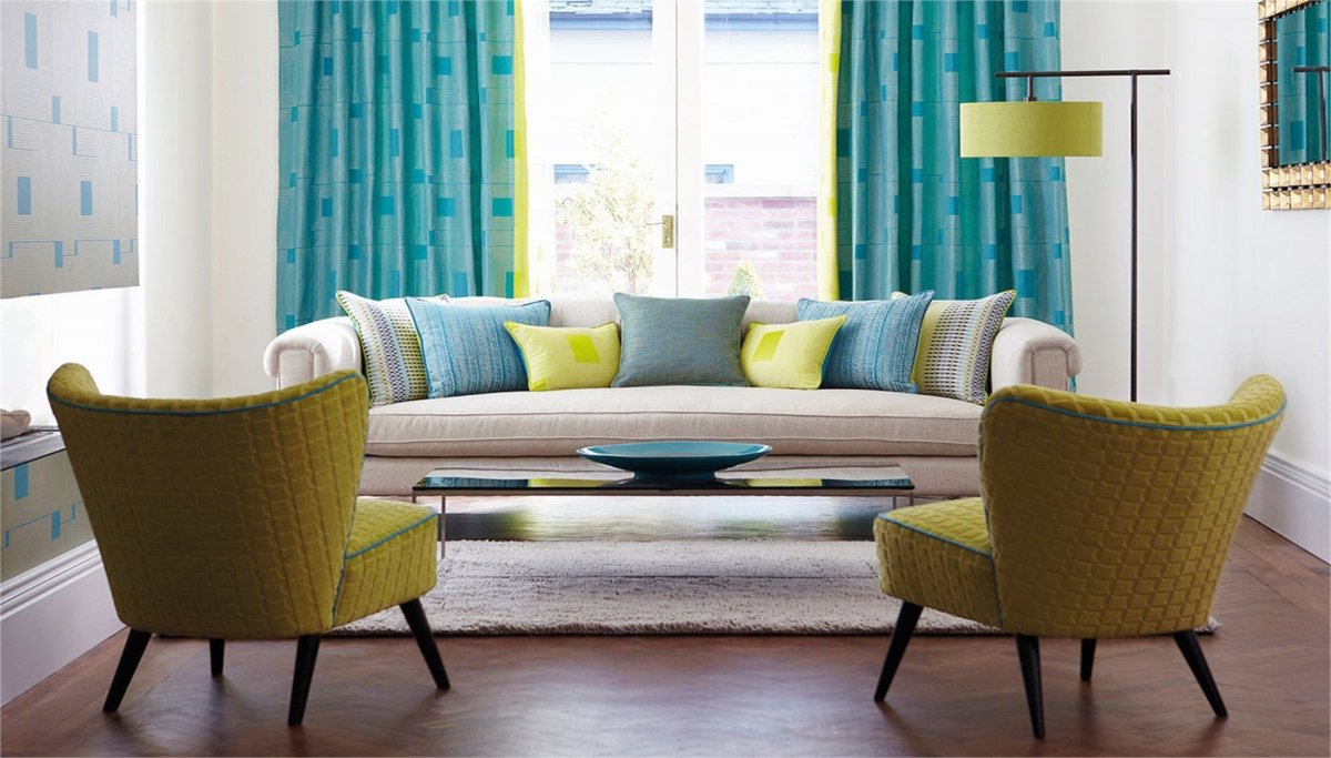 Горчичный цвет в интерьере