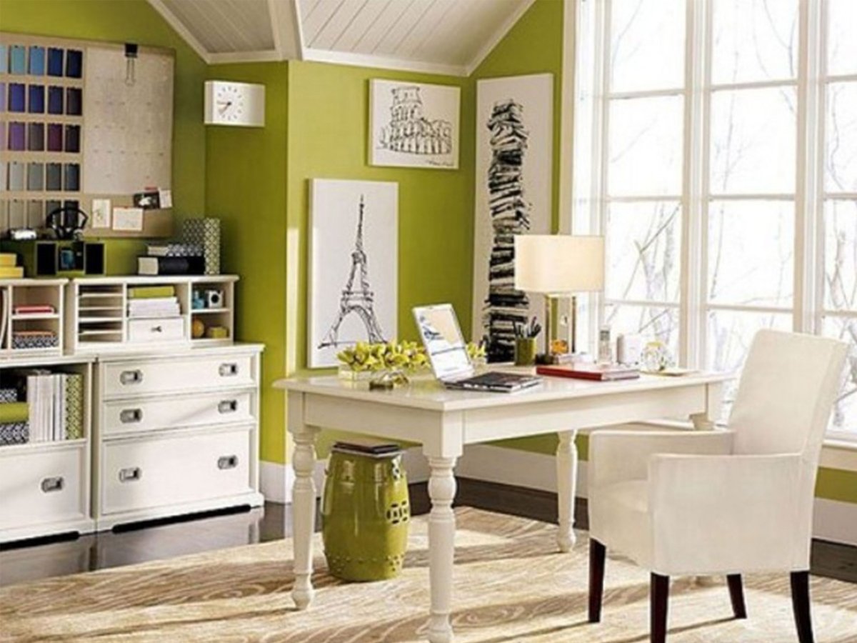 Оливковые стены