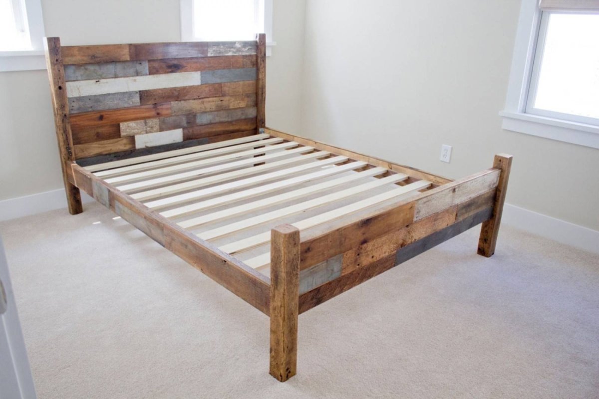 Кровать 190x160 дерево