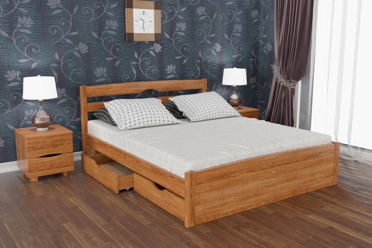 Кровать из досок