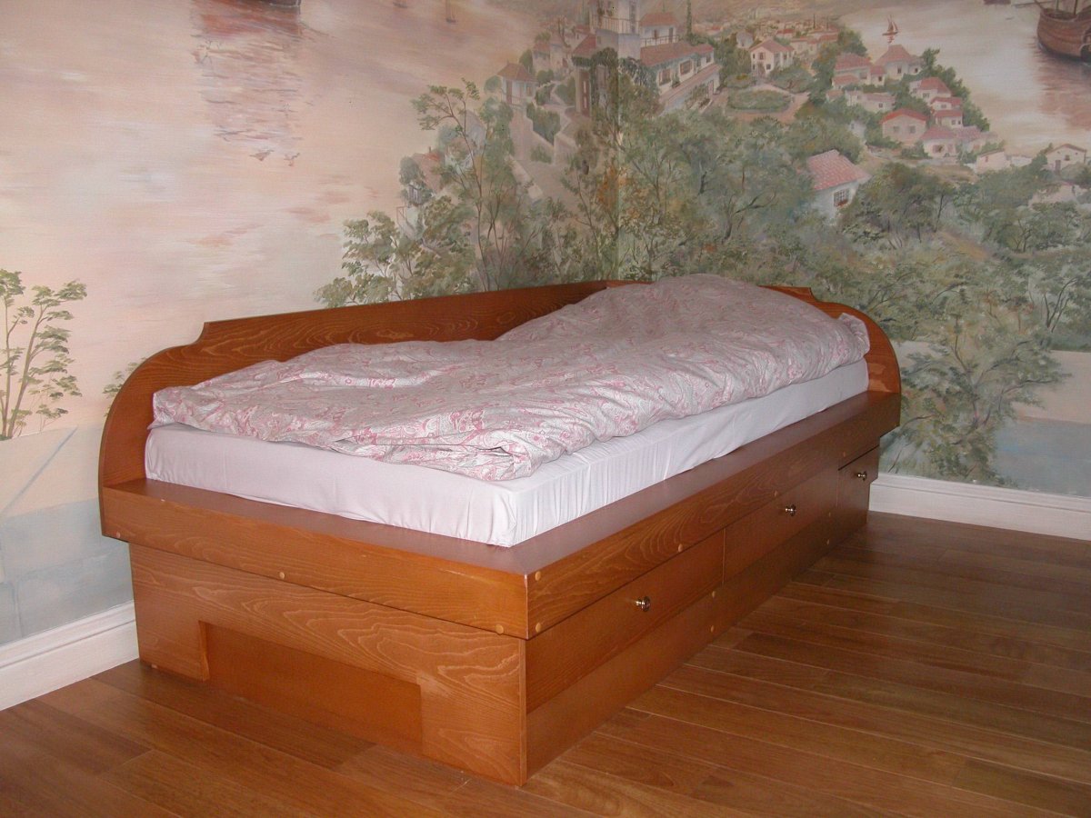 Кровать односпальная из старой кровати своими руками