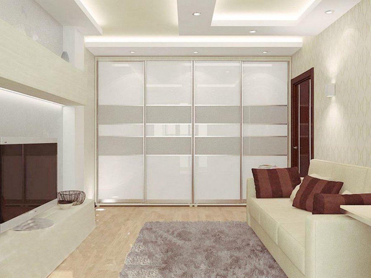 Шкаф купе в гостиной