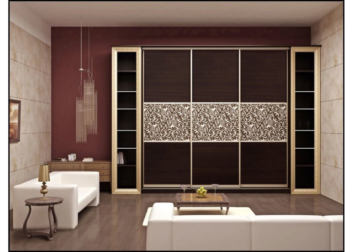 Шкаф-купе в гостиную во всю стену