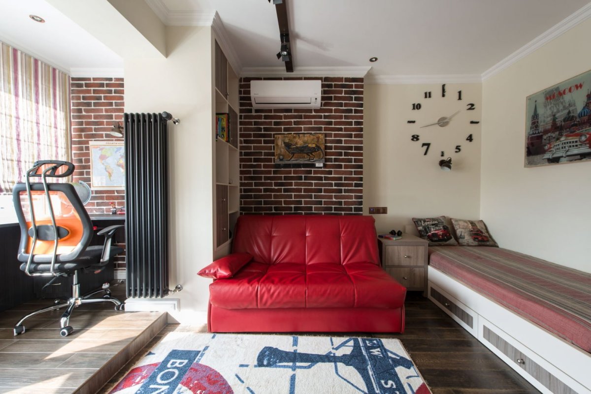 Комната подростка стена прямо высокое разрешение