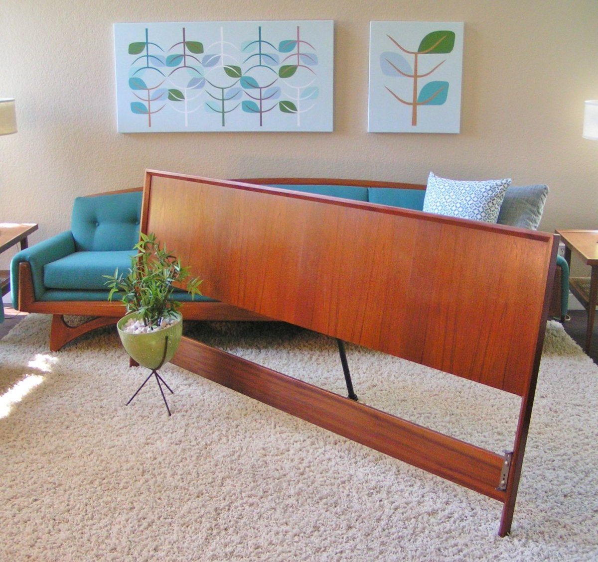 Mid Century Modern спальня