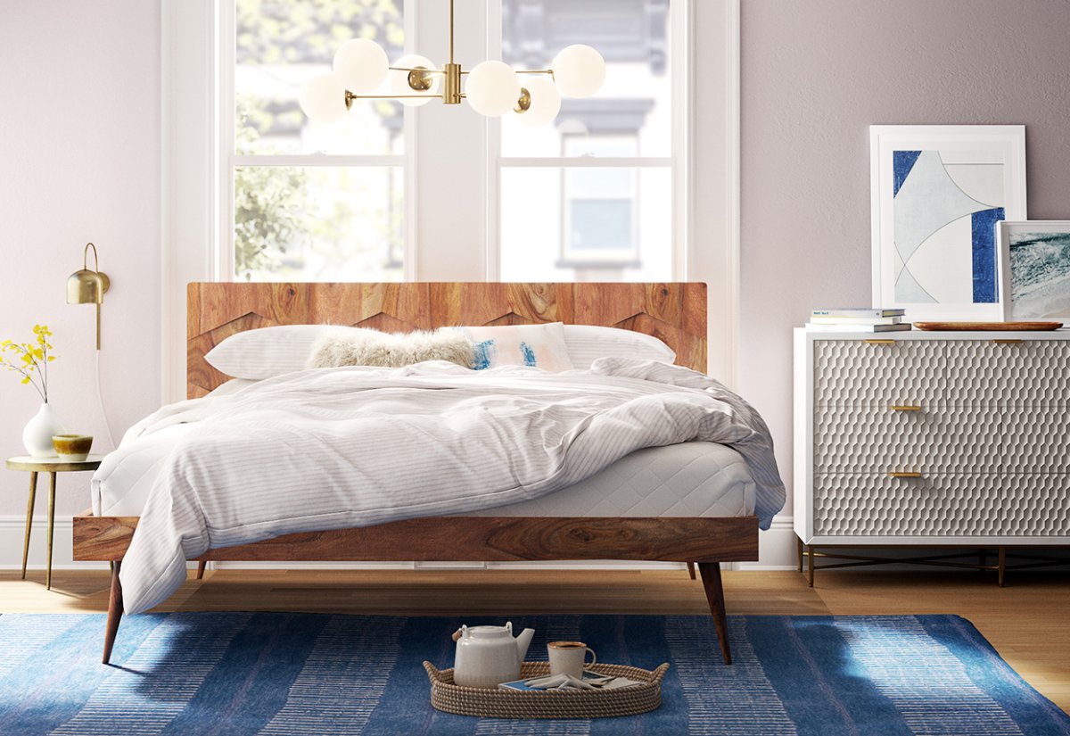 Alf Mid Century кровать 155*212