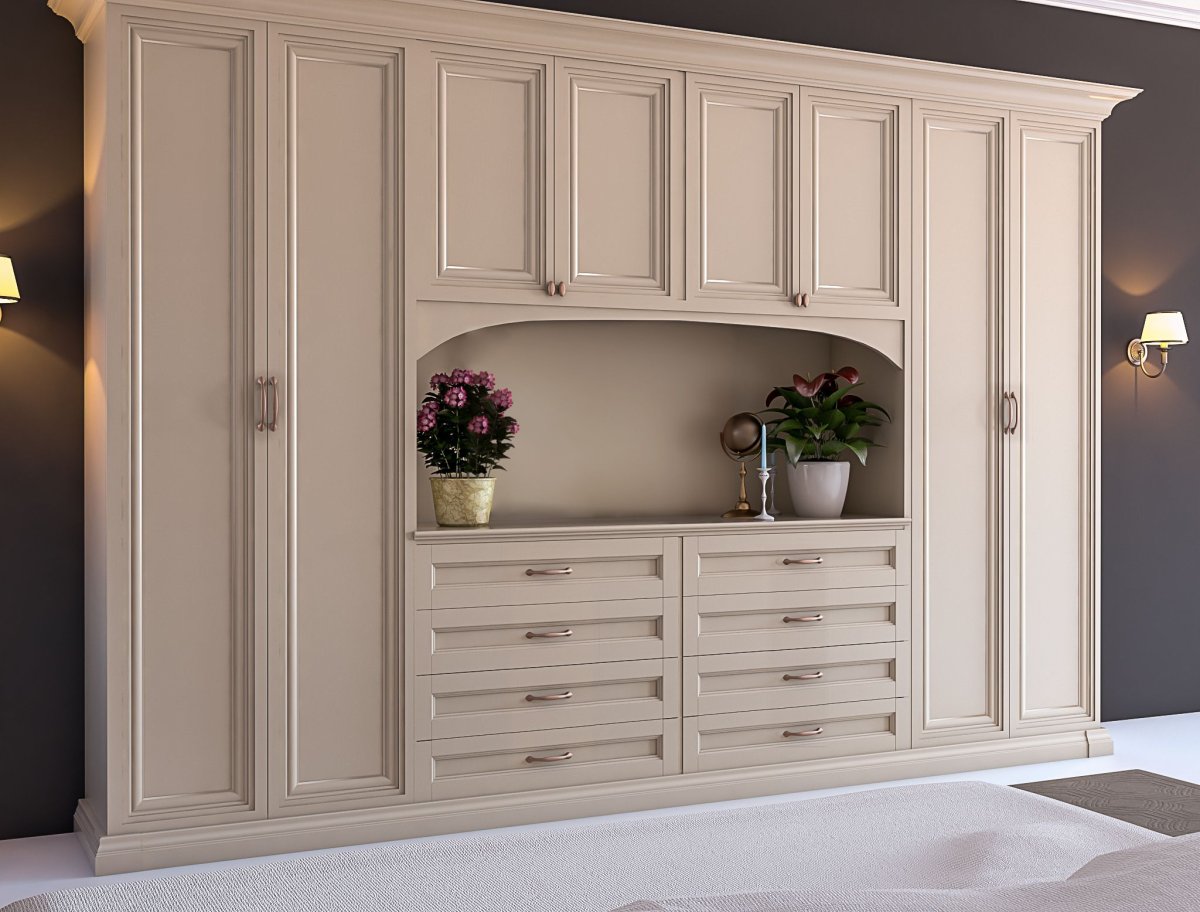 Шкаф в гостиную в стиле Прованс