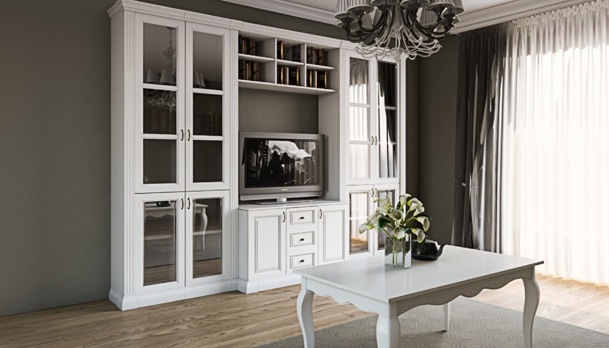 Гостиная американская Неоклассика