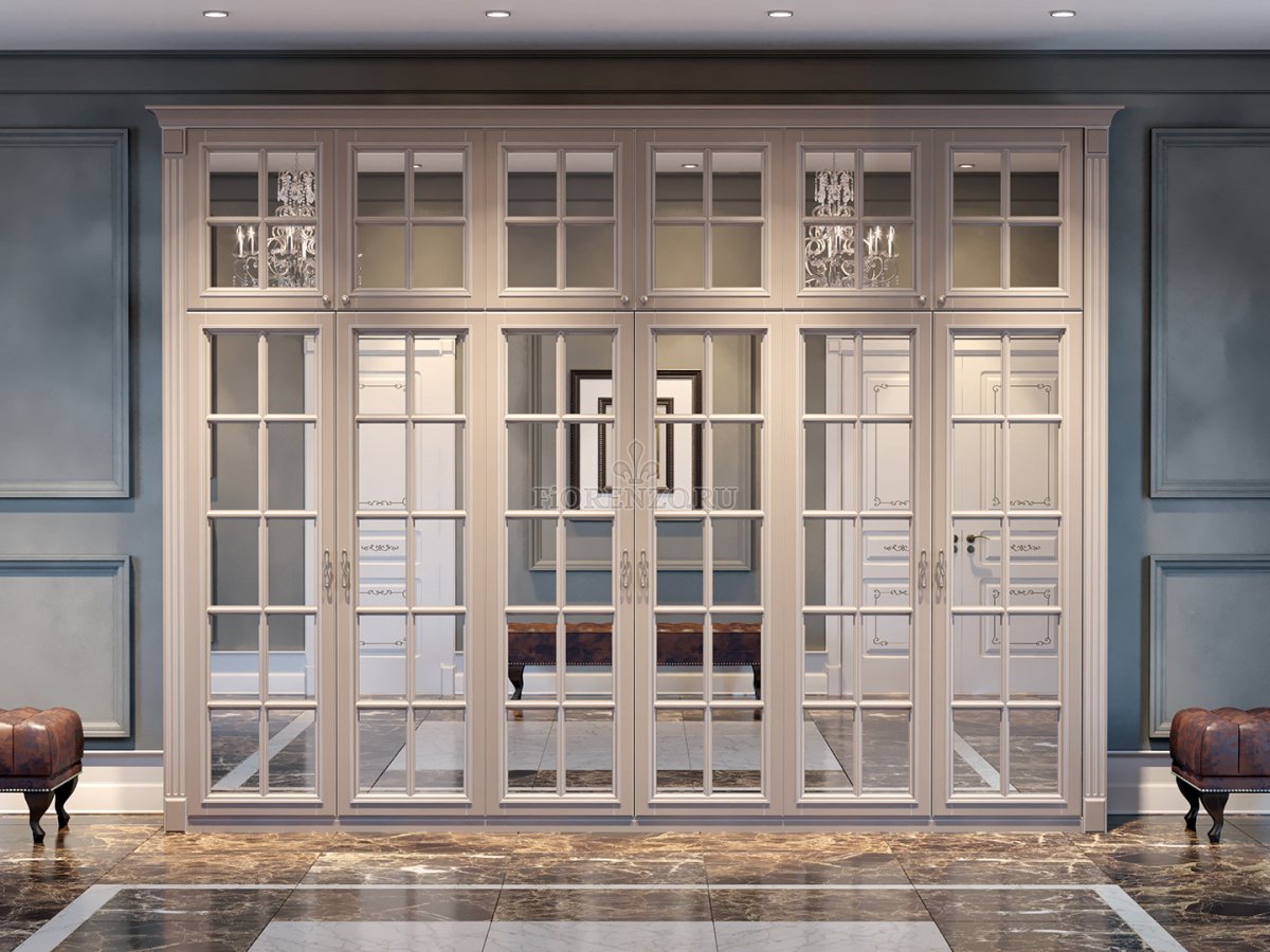 Шкаф в прихожую в классическом стиле